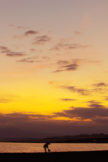 ヘッドランドの夕暮れ