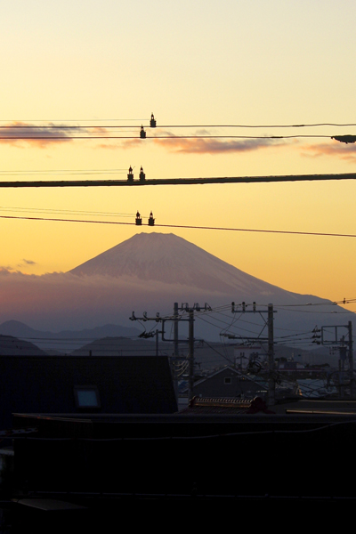 夕富士