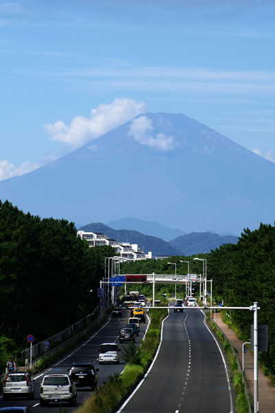 今日の富士山。