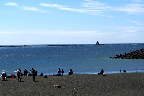 今日の浜辺