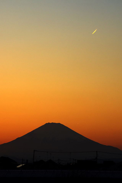 クリスマスなのに富士山です。