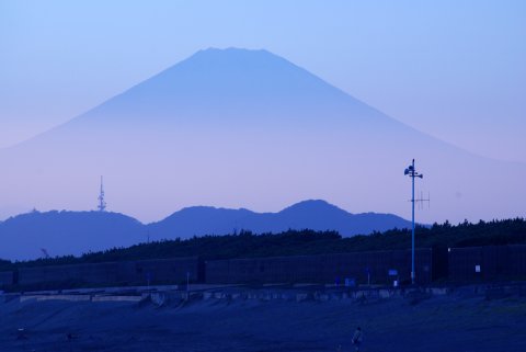 ある日の空10   　「西浜から望む富士」