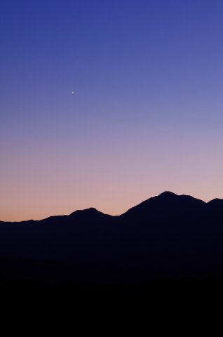 ある日の空7　 「一番星」