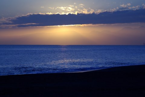 ある日の空17   「西浜暮景」