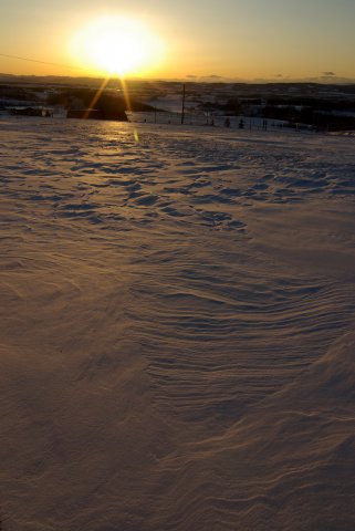 ある日の空24   「風雪の造形」