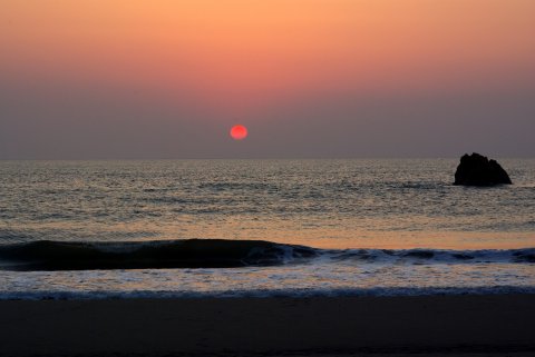 田ノ浦の日没1